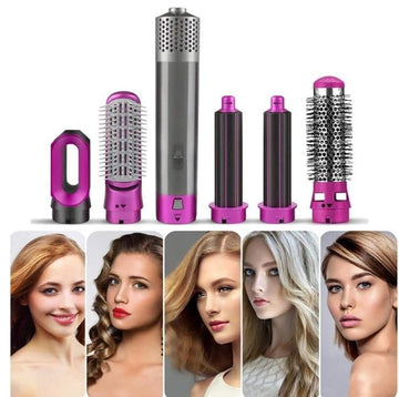 5-in-1 Professional Hair Styler – Best Hot Air Brush for Curling & Straightening in KSA