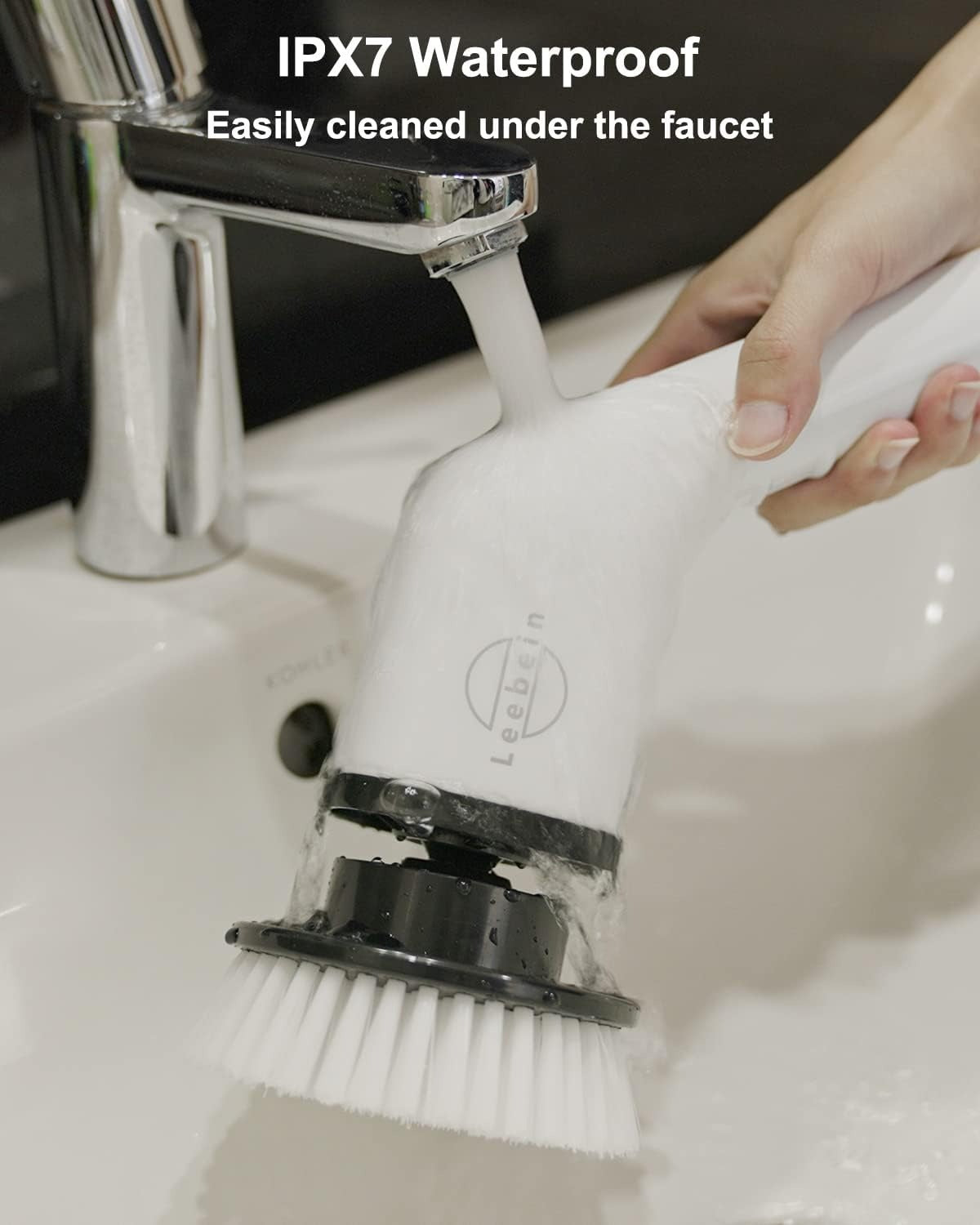 9-in-1 Electric Spin Scrubber – Cordless Power Scrubber with Long Extension Handle