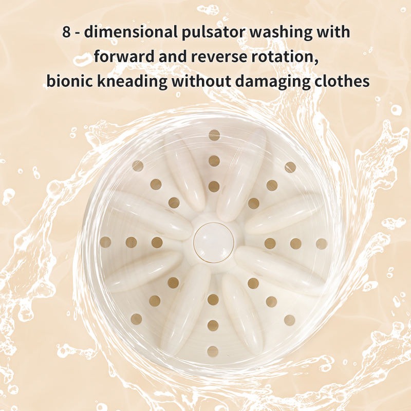 Mini Portable Washing Machine - 3L Dual Tub Compact Washer for Socks & Underwear