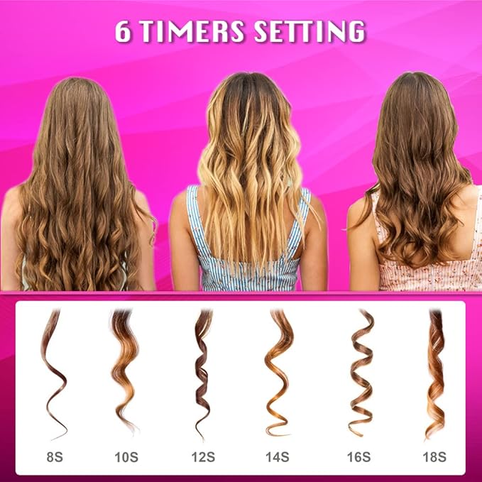 Viral Magic Hair Curler – Wireless Automatic Curling Iron for Perfect Curls | Fast Delivery in KSA