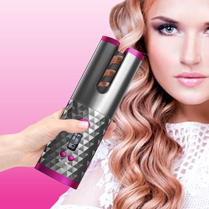 Viral Magic Hair Curler – Wireless Automatic Curling Iron for Perfect Curls | Fast Delivery in KSA