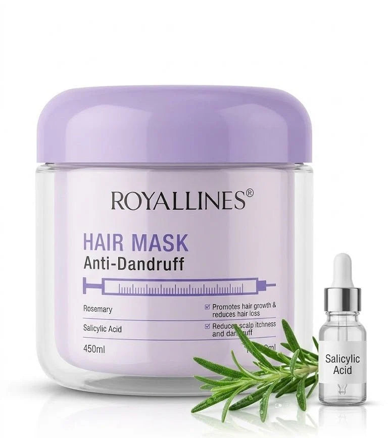 RoyalLines Hair Mask – Advanced Anti-Dandruff & Rapid Hair Growth Treatment (400ml)